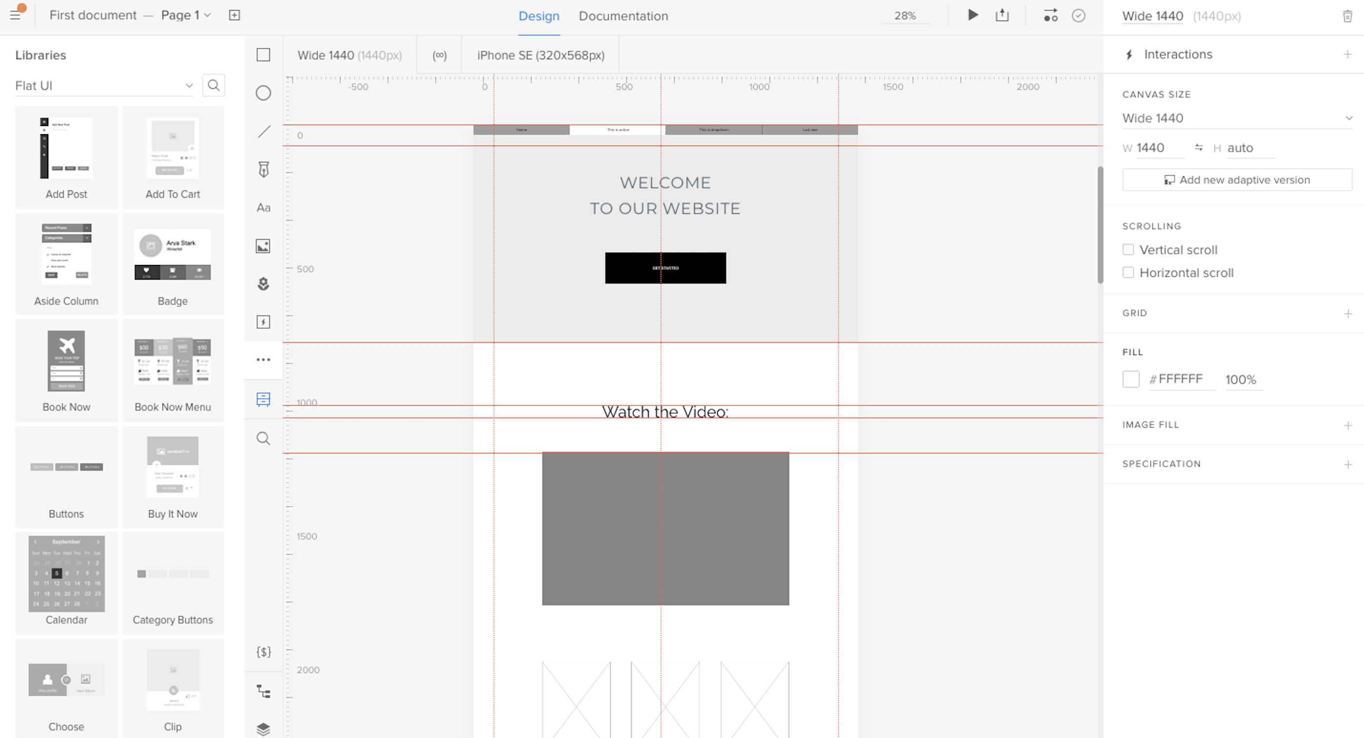 interface wireframe tools